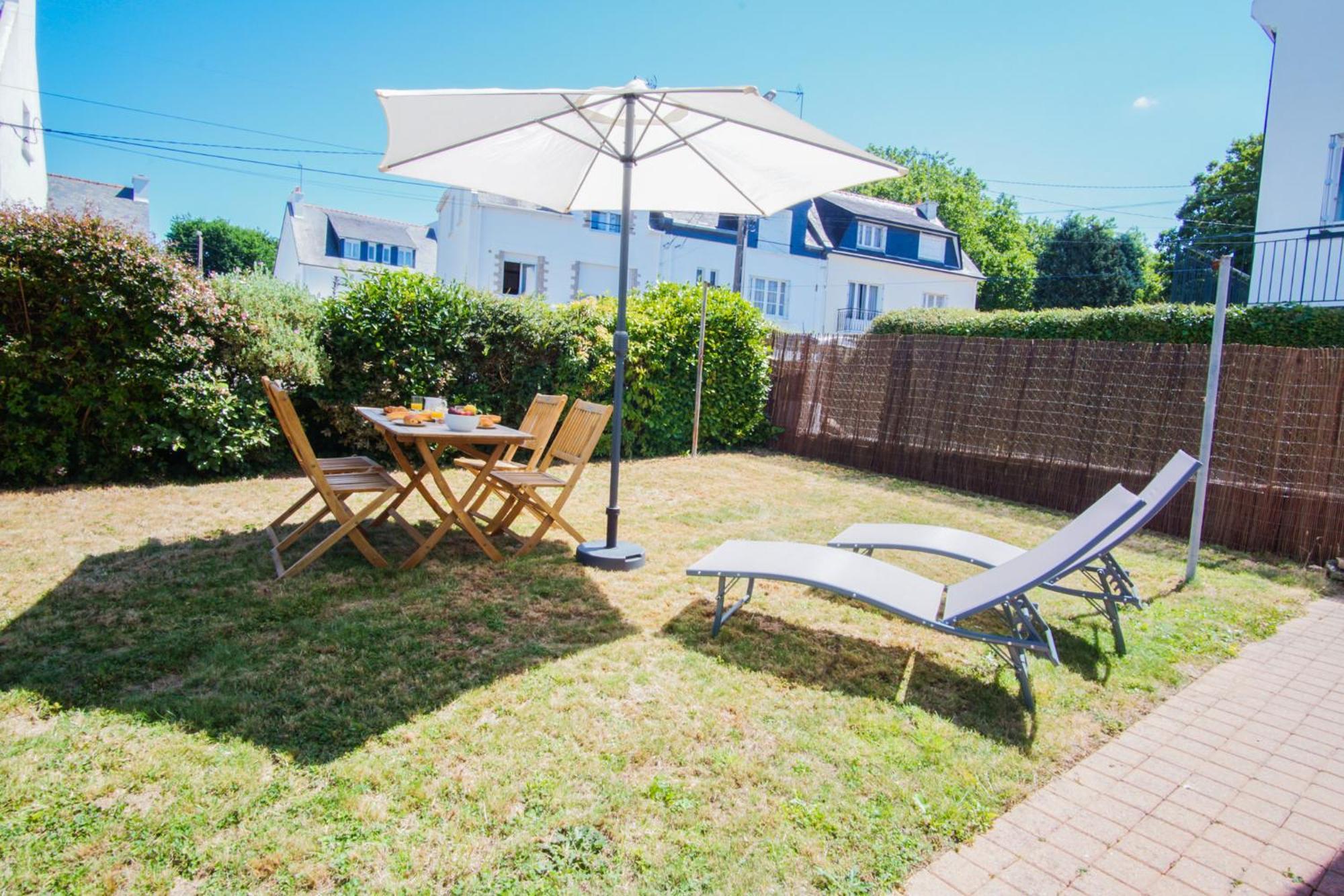 -Le Sentier- Elegant T3 Avec Jardin Proche Mer Concarneau Exteriör bild