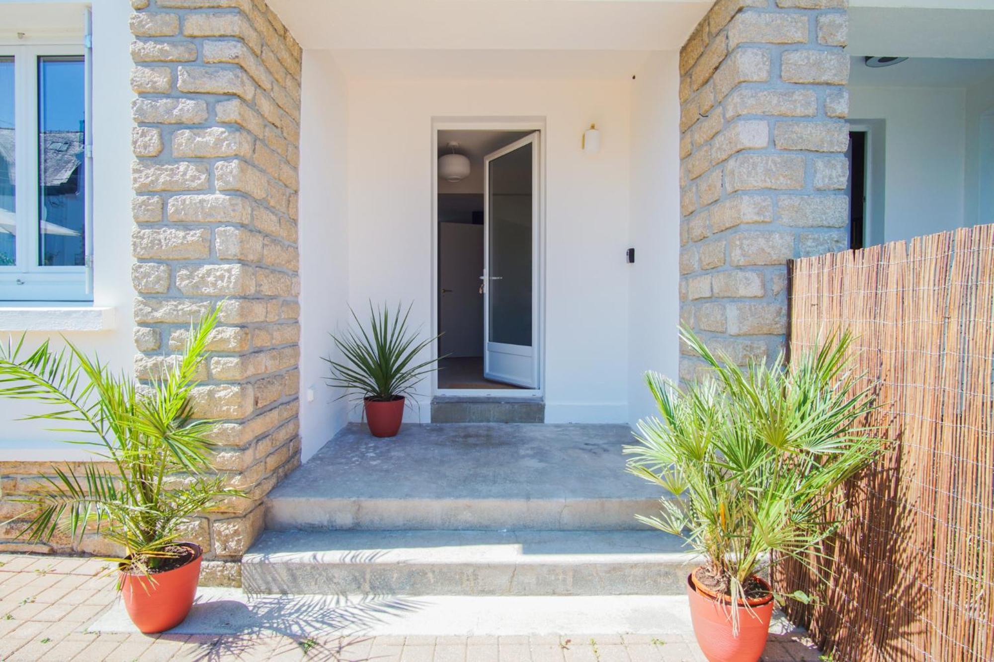 -Le Sentier- Elegant T3 Avec Jardin Proche Mer Concarneau Exteriör bild